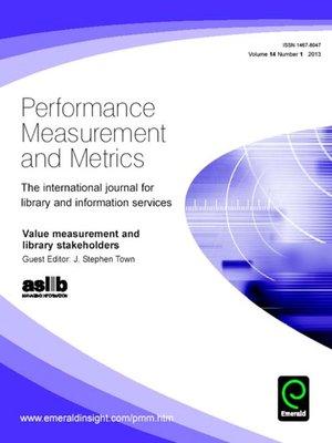 cover image of Performance Measurement and Metrics, Volume 14, Issue 1